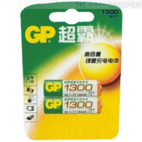 GP超霸 充电电池 2节5号1300毫安 130AAHC-L2-6