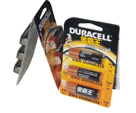 金霸王5号碱性电池 6粒卡装-1