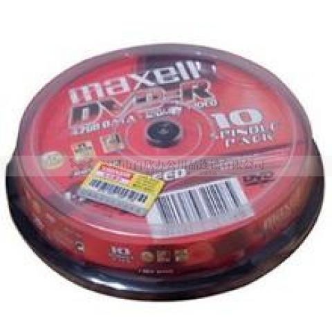 万胜(maxell) 一次刻录光碟光碟 DVD-R 10片装