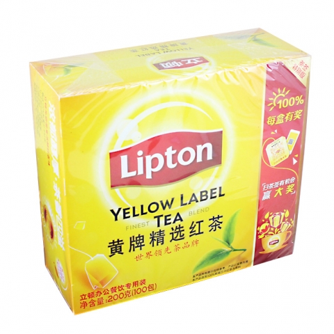 立顿茶包 精选红茶S100 (2g*100包)/盒