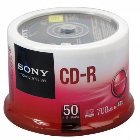 索尼光碟(50片筒装)CD-R