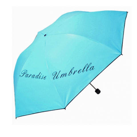 天堂伞（防晒指数UPF50+）成就梦想凝脂绸三折铅笔晴雨伞太阳伞 31020E-6
