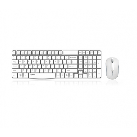 雷柏（Rapoo） X1800S 无线鼠标键盘套装 无线键盘鼠标套装 无线键鼠套装 电脑键盘 笔记本键盘 白色-6