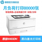 HP M403DN黑白激光打印机（有线网络+双面）-5