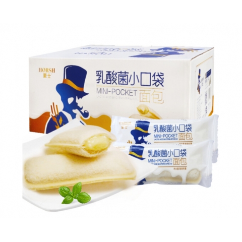 豪士 乳酸菌面包蛋糕休闲零食680g-6