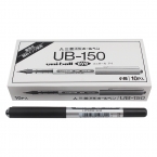 三菱uni 透视耐水性直液式 签字笔 UB-150-3