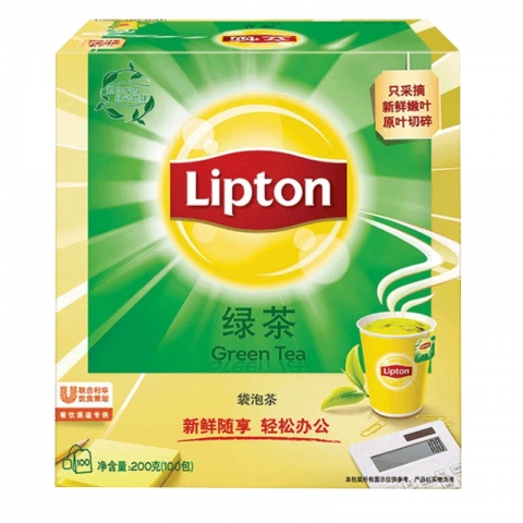 立顿茶包 绿茶S100 (2g*100包)/盒-6