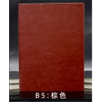 BESSIE皮面线装记事本B561 B5/96页 棕色