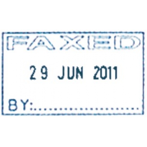 新力牌 中文历 回墨日期章 S-403 FAXED