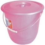 旭盛  塑料带盖 健美小水桶 7L-1