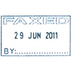 新力牌 中文历 回墨日期章 S-403 FAXED-1