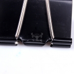 益而高 黑色长尾夹（41mm）TY143 12个装-4