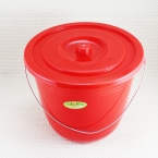 旭盛  塑料带盖 健美小水桶 7L-3
