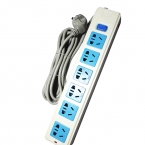 公牛6位1开单排插座3米线2500W-2