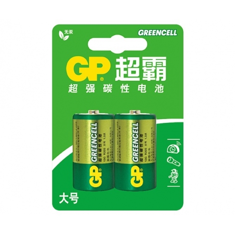 GP超霸大号碳性电池 13G-S2 2粒装-6
