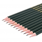 得力木杆铅笔7083 HB 12支装-2