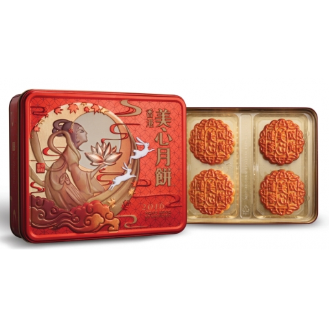 美心双黄白莲蓉月饼 20盒一箱-6