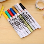 中柏油漆笔0.7mm极细针管彩笔DIY手绘笔高光笔 12支/盒-1