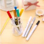 中柏油漆笔0.7mm极细针管彩笔DIY手绘笔高光笔 12支/盒-3
