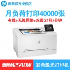 HP M254DW彩色激光打印机（有线+无线网络+双面）-4