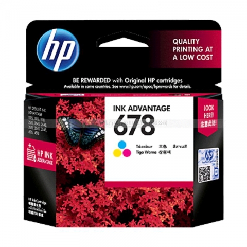 惠普HP 678墨盒（彩色）（适用HP Deskjet 25...