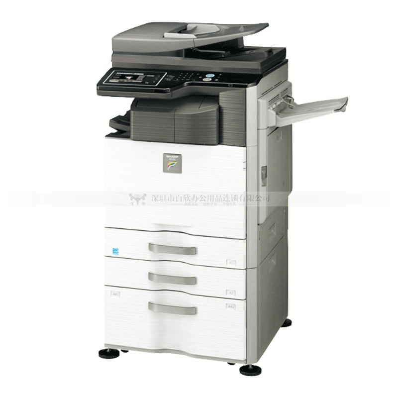 SHARP MX-2621NC彩色复印机（主机+网卡+双面自动送稿器+第二纸盒+工作台）（双纸盒版）