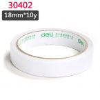 得力30402棉纸双面胶带18mm*10y 16卷/筒