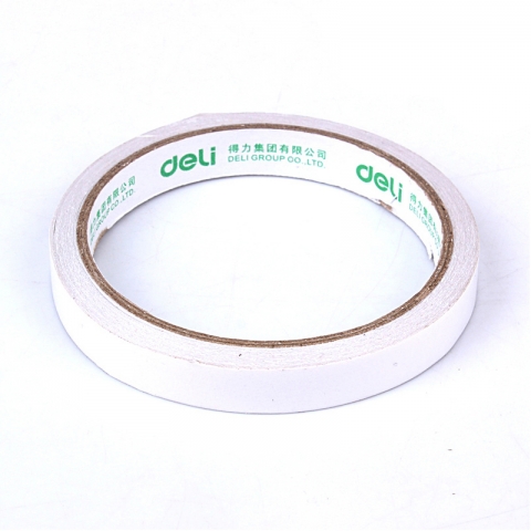 得力30401棉纸双面胶带12mm*10y 24卷/筒-6