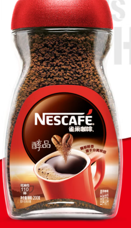 雀巢咖啡 醇品咖啡 200g 瓶装