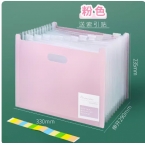 咔巴熊手提13格风琴包5127D-1