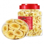 赠品：老街口香蕉片300g 罐-2