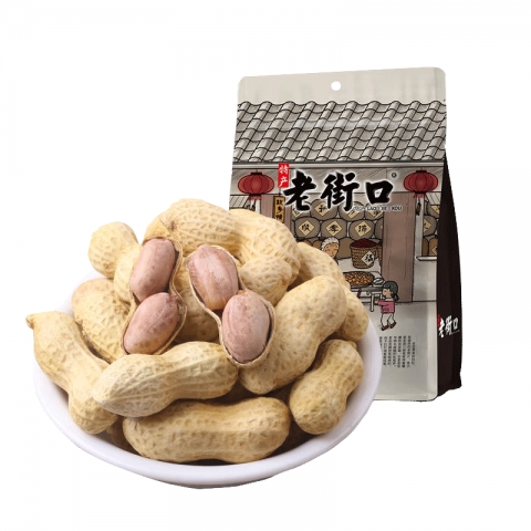 赠品：老街口花生-蒜香味花生400g-6