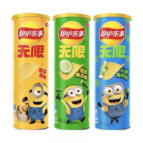 赠品：乐事无限薯片-104g3罐-（黄瓜+原味+青柠）-6