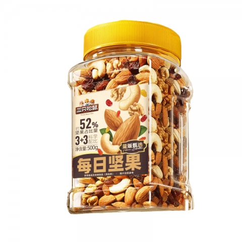 赠品：三只松鼠每日坚果500g罐-6
