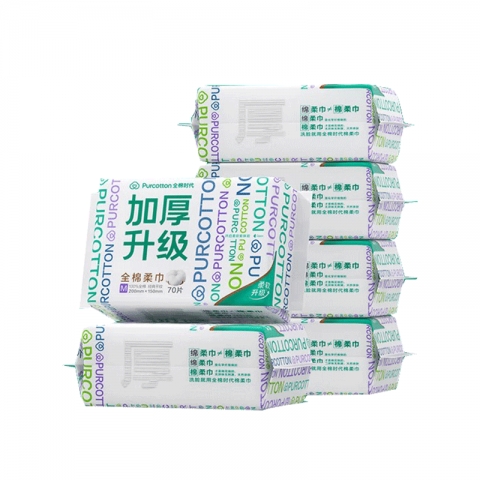 赠品：全棉时代洗脸巾-70抽x6包15x20cm-6