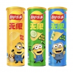 赠品：乐事无限薯片-104g3罐-（黄瓜+原味+青柠）