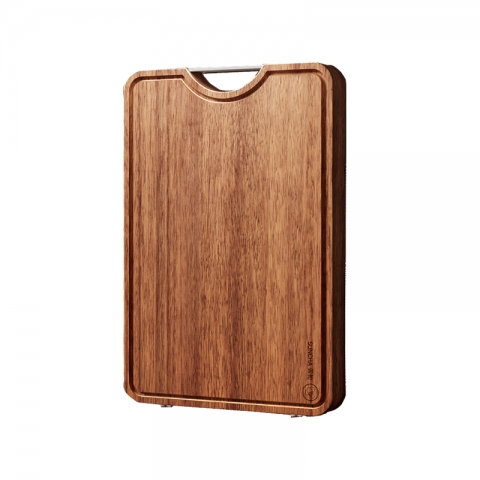 赠品：双枪乌金檀菜板-百年龄整木抗菌防霉40x27x2.5-6